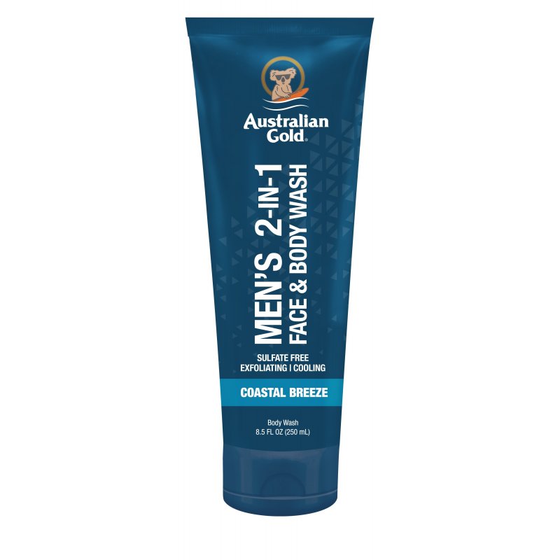 Australian Gold - Men's 2in1 Face & Body Wash 250 ml