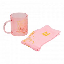 WICKED - Mug et Chaussettes - Rose
