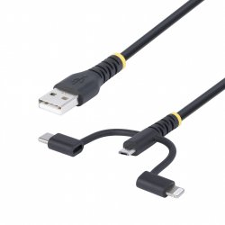 Cable StarTech USB 3in1 Multi Charging 1m