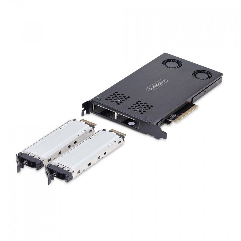HDD Acc StarTech Dual M.2 NVMe SSD to PCIe x8