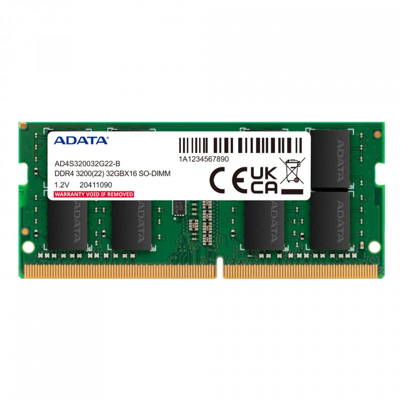 ADATA AD4S32008G22-DTGN module de mémoire 16 Go 2 x 8 Go DDR4 3200 MHz
