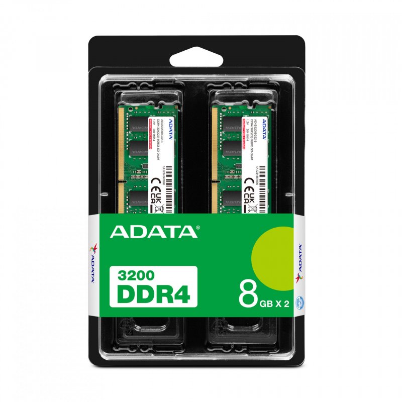 ADATA AD4S32008G22-DTGN module de mémoire 16 Go 2 x 8 Go DDR4 3200 MHz