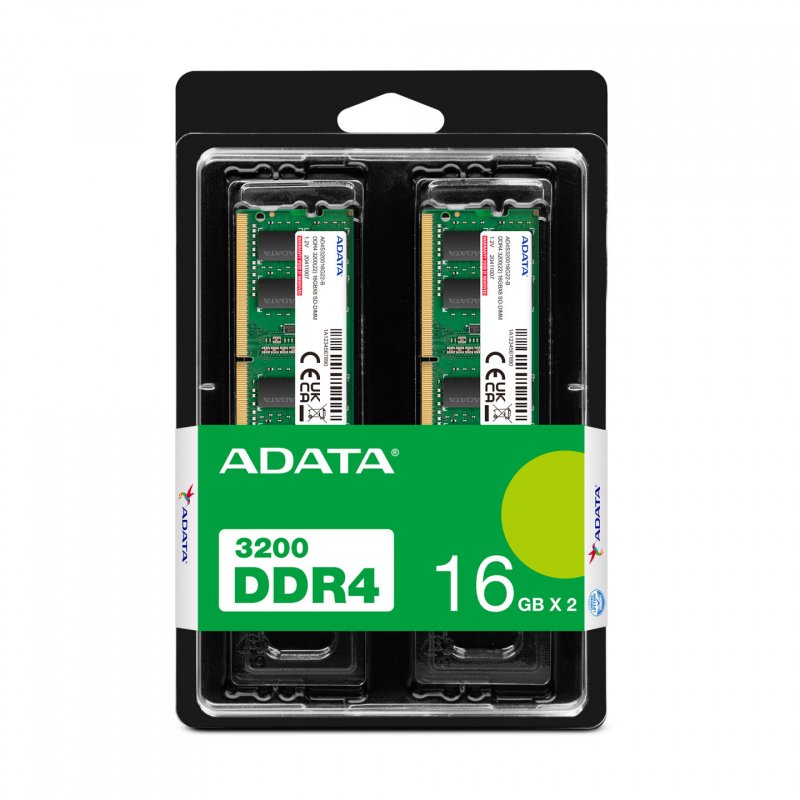 ADATA AD4S320016G22-DTGN module de mémoire 32 Go 2 x 16 Go DDR4 3200 MHz