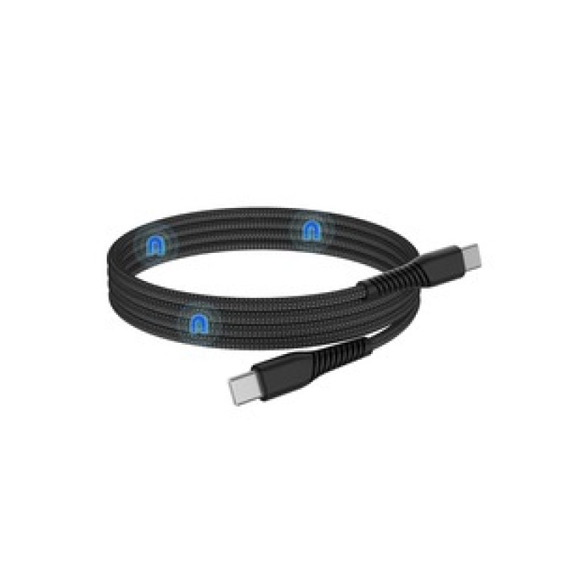 TIGER POWER CABLE AIMANTE USB-C USB-C 1,5M NOIR