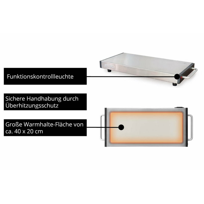 Unold Heat Storage Plate silver (58845)