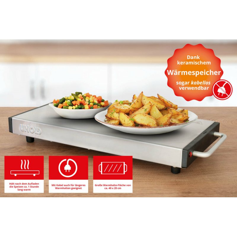 Unold Heat Storage Plate silver (58845)
