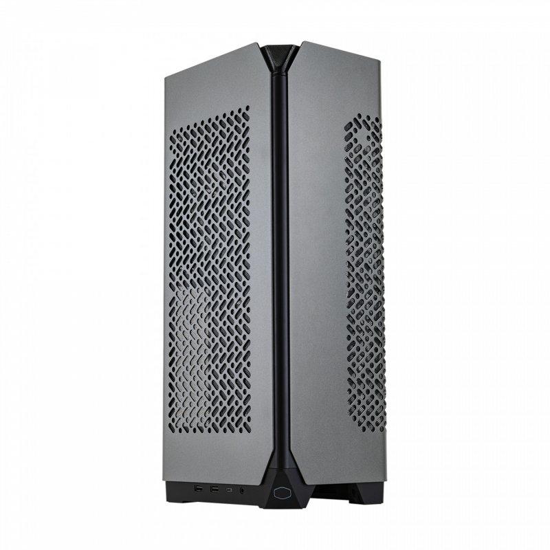 Cooler Master NCORE 100 MAX Gaming Case, Mini ITX, Extendable Width, 120mm AIO Cooler & 850W PSU Included, 4-Slot GPU