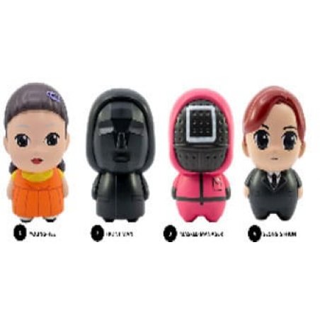 STOCK3 - Squid Game présentoir figurines anti-stress Squish Hero 8 cm (12)
