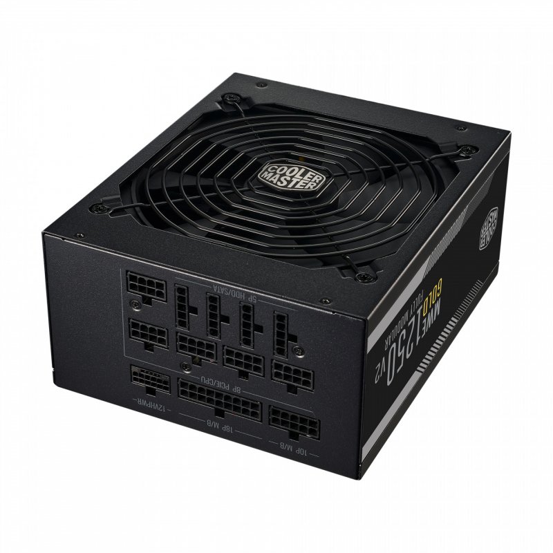 Cooler Master MWE Gold 1250 - V2 ATX 3.0 unité d'alimentation d'énergie 1250 W 24-pin ATX Noir