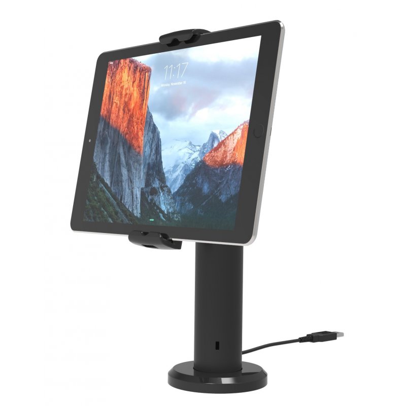 Compulocks Universal Tablet Cling Rise Tilting Kiosk 8" Black