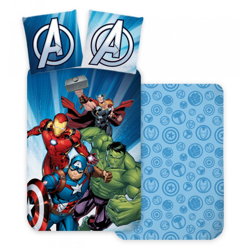 Bed Linen - Adult Size 140 x 200 cm - Avengers (1000847)