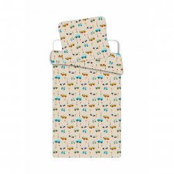 Bed linen - Junior Size 100x140 - Car (1000895)
