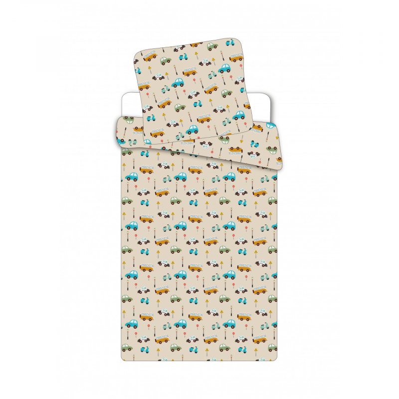 Bed linen - Junior Size 100x140 - Car (1000895)