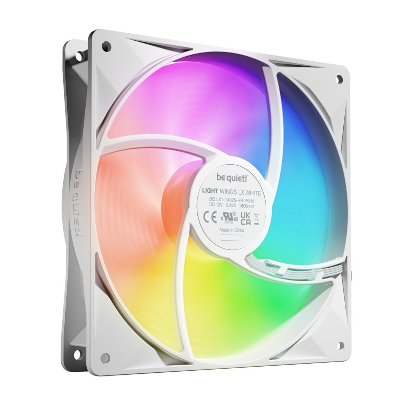 be quiet! Light Wings LX 140mm PWM high-speed White Triple