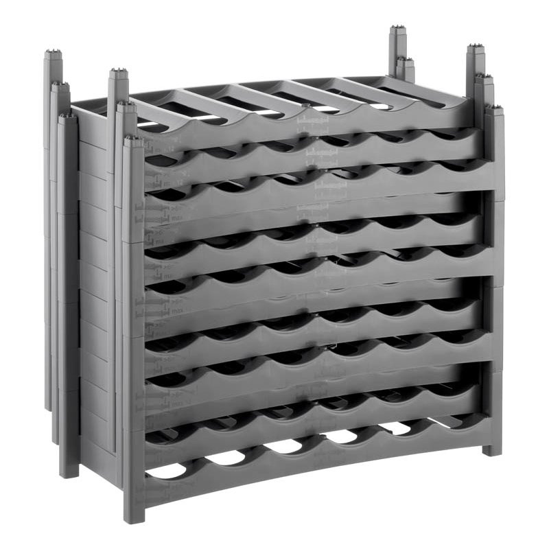 Rotho VARIO Casier à bouteilles de table 6 bouteille(s) Gris