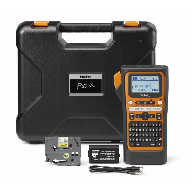 Brother PT-E310BTVP imprimante pour étiquettes Transfert thermique 180 x 180 DPI 20 mm/sec Avec fil &sans fil HSE/TZe