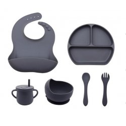 OH - Silicone baby meal set with 6 parts