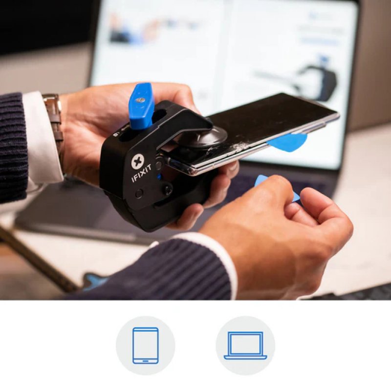 iFixit Anti-Clamp Klemme Öffne Handys und andere Geräte, deren Gehäuseober- und -unterseite aus glattem Material