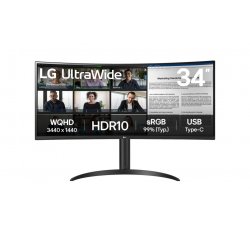 34WR50QK-B (86.4 cm (34 Zoll), schwarz, QHD, VA, Curved, HDR10, 100Hz Panel)