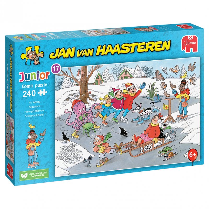 Jan van Haasteren Junior 17 - Ice Skating (240 Pieces)