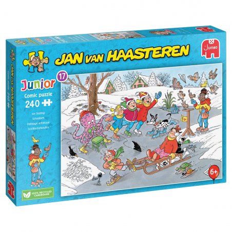 Jan van Haasteren Junior 17 - Ice Skating (240 Pieces)