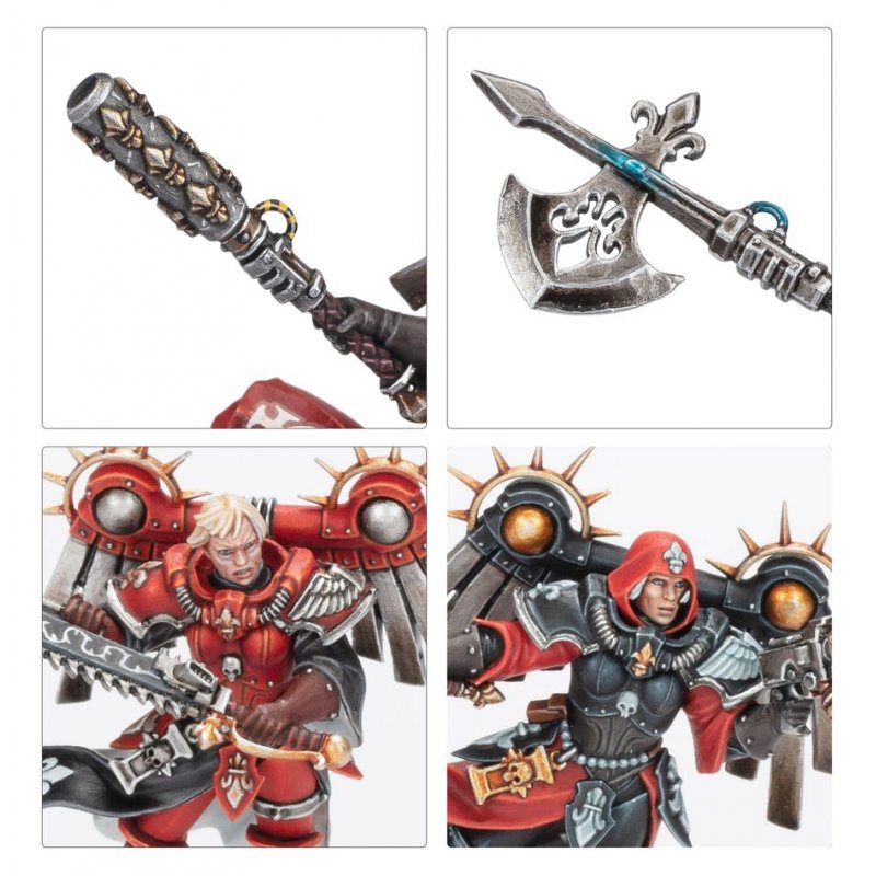 Warhammer 40k - Adepta Sororitas Chanoinesse avec Reacteur Dorsal