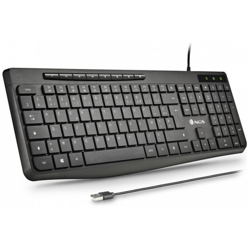 Clavier filaire NGS Spectra (Noir)