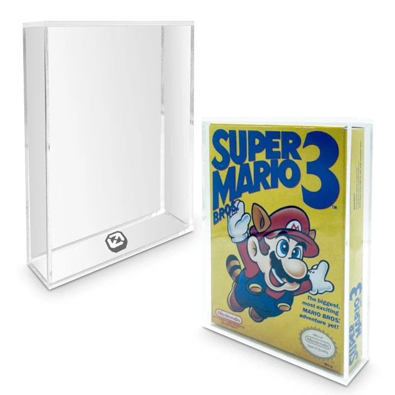 Pack 2 boîtes de protection en acrylique pour jeux NES Games