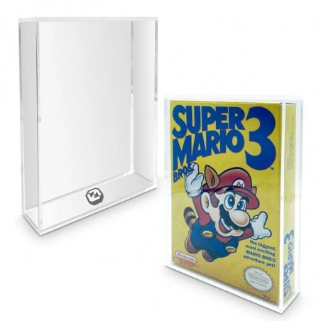 Pack 2 boîtes de protection en acrylique pour jeux NES Games