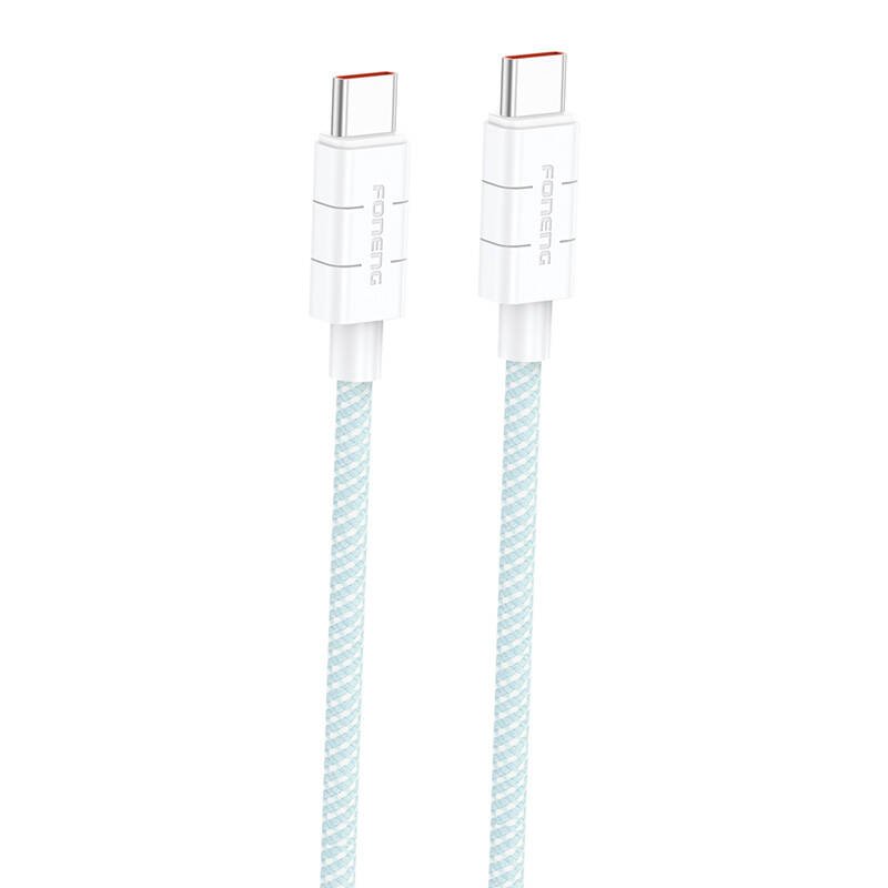 Foneng XS02 60W USB-C to USB-C cable, 1.2m (blue)