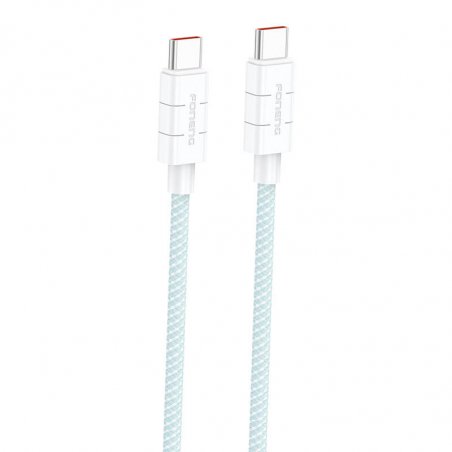 Foneng XS02 60W USB-C to USB-C cable, 1.2m (blue)