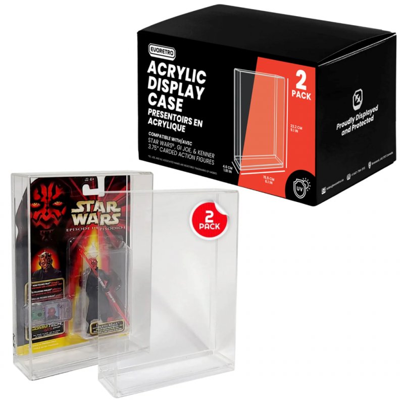EVORETRO - Acrylic case for star wars & G.I. Joe 10cm action figure