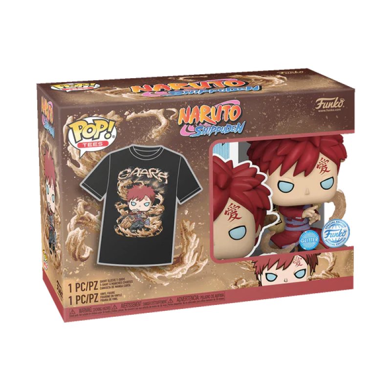NARUTO - POP N° XXX - Gaara (Glitter) T-shirt (M)