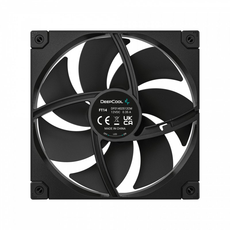 DeepCool FT14 Boitier PC Ventilateur 14 cm Noir 1 pièce(s)