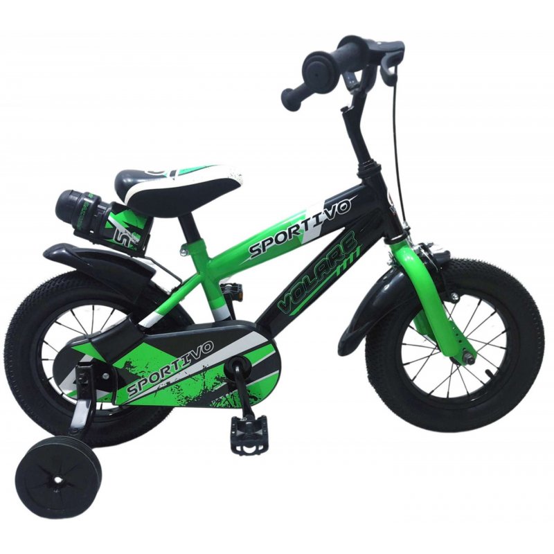 Volare - Children's Bicycle 12 - Green/Black (31278)