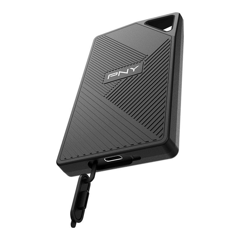 PNY PSD0CS3060-1TB-RB lecteur à circuits intégrés externe 1 To USB Type-C 3.2 Gen 2 (3.1 Gen 2) Noir