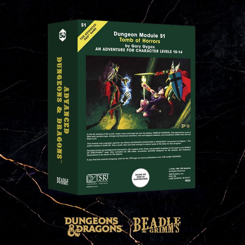 Dungeaons & Dragons pack dés Classic Module Tomb of Horrors (7)