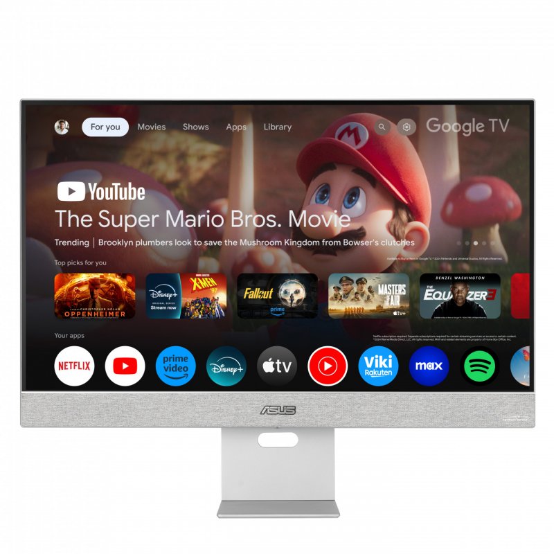 ASUS ZenScreen Smart Monitor MS27UC écran plat de PC 68,6 cm (27") 3840 x 2160 pixels 4K Ultra HD LCD Gris