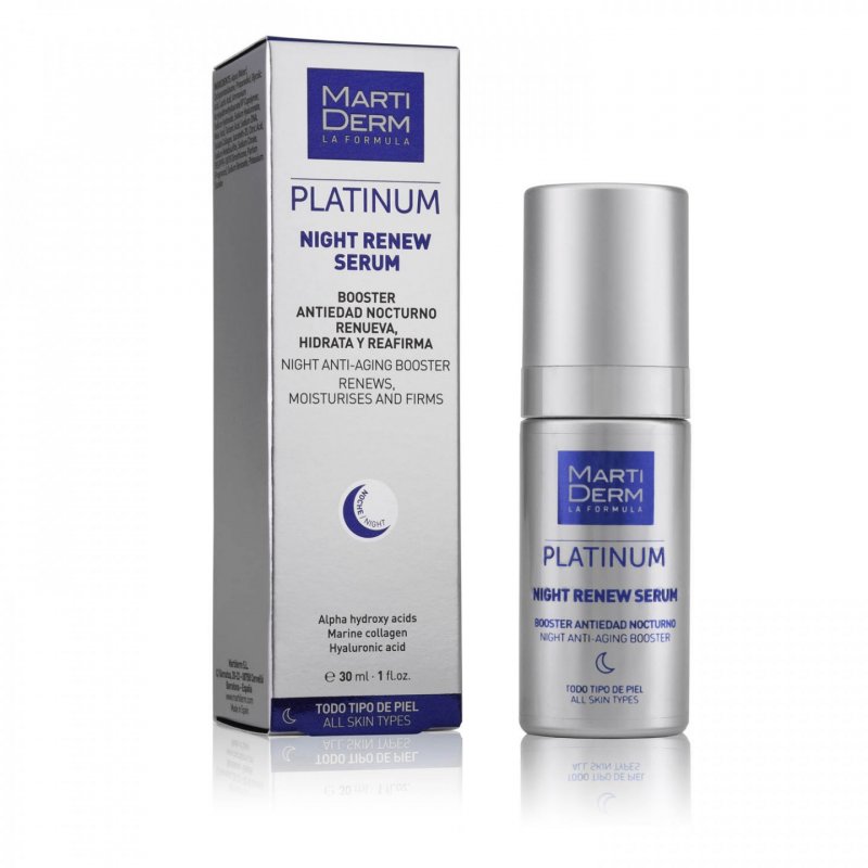 MartiDerm PLATINUM Night Renew Serum 30ml