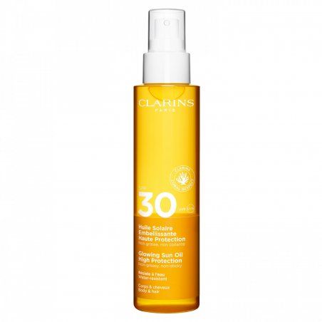 Clarins Glowing Sun Oil High Protection SPF30 150ml