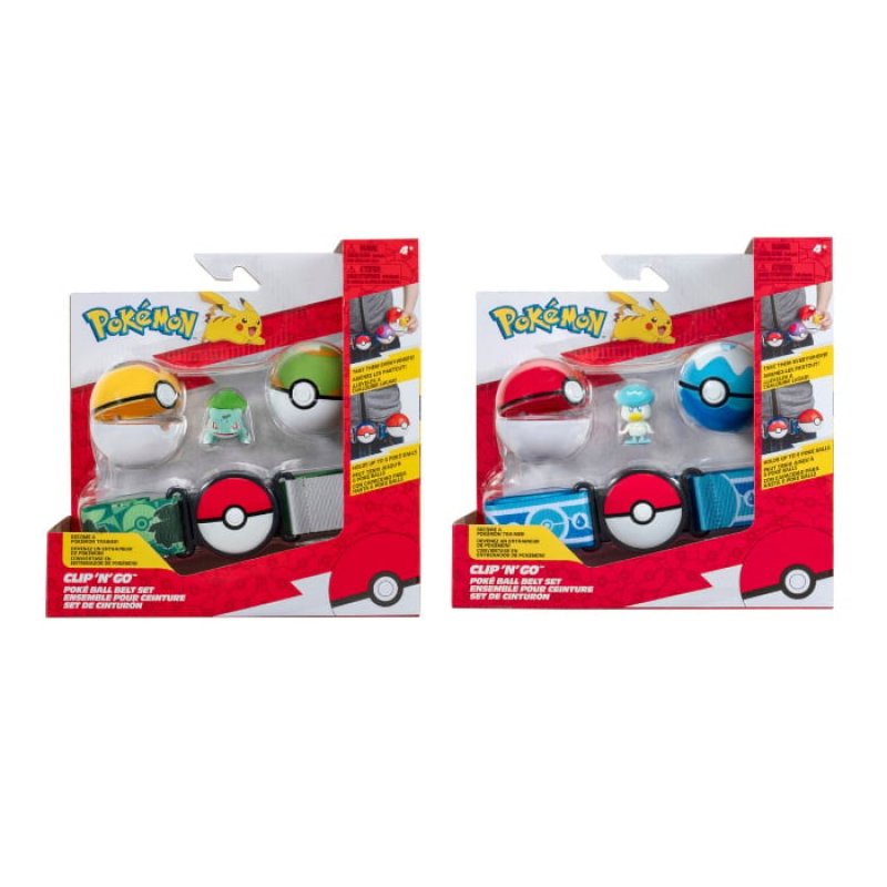 Pokemon - POKEMON CLIP N GO BELT SET ASS. (95283-16)