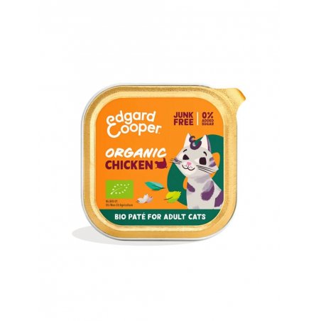 Edgard Cooper - Cat Adult Vetfood Paté Organic Chicken - 85g
