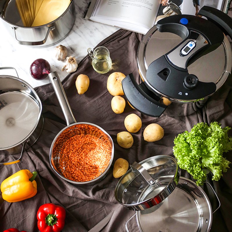 Smile AGD MGS-07 autocuiseur pour cuisinière 7 L Acier inoxydable