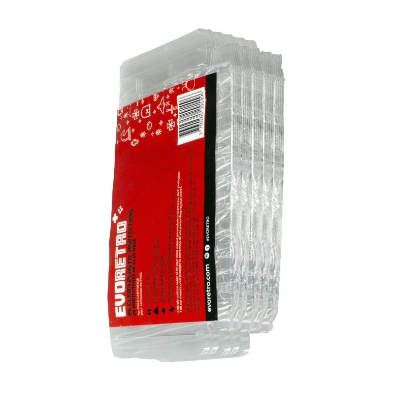 EVORETRO - SNES (Cartridge) - PET Protectors 25 piece