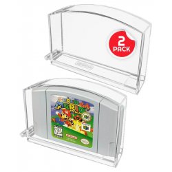 EVORETRO - PREMIUM Acrylic Case for N64 Cartridge pack of 2