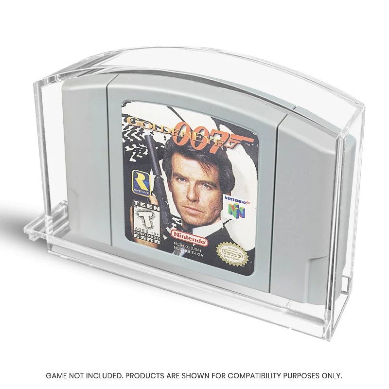 EVORETRO - PREMIUM Acrylic Case for N64 Cartridge pack of 2