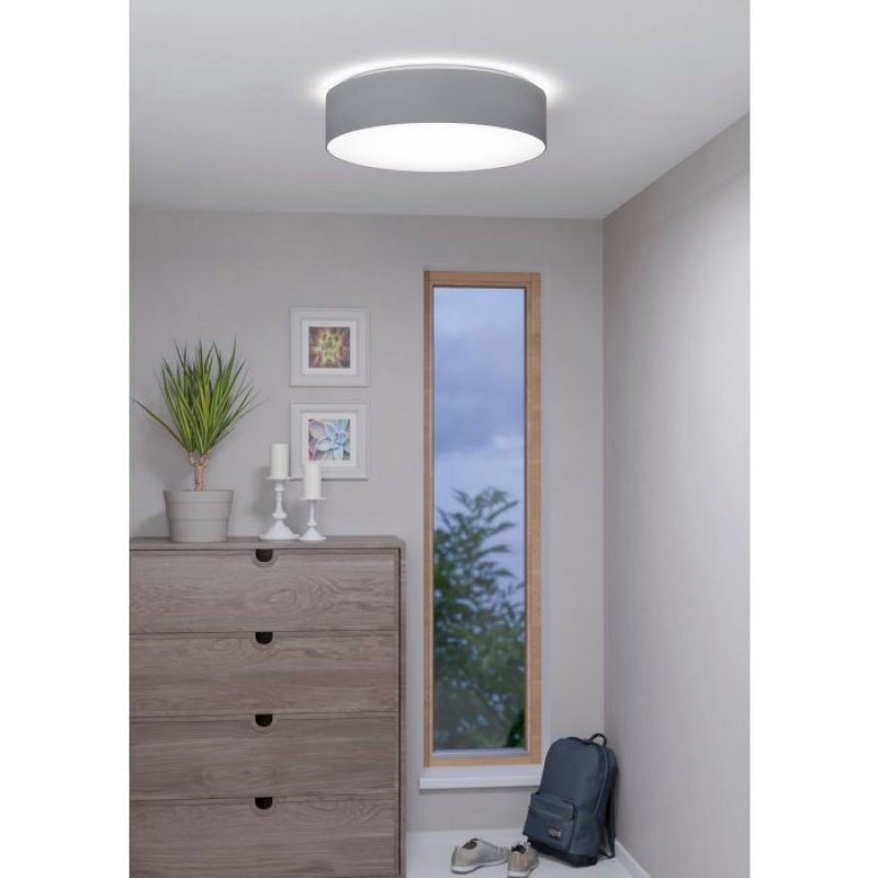 EGLO - Romao-Z loft lamp gray Ø57 - RGB TW - Zigbee, Bluetooth