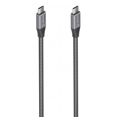 CABLE USB 3.2 AISENS GEN2X2 ALUMINIO 8K@30HZ 5A 100W C/M-C/M 3.0M