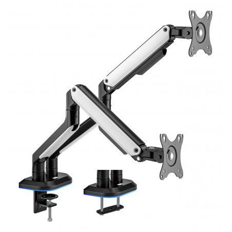 AISENS DT32TSR-297 monitor mount / stand 81.3 cm (32") Desk Black, White