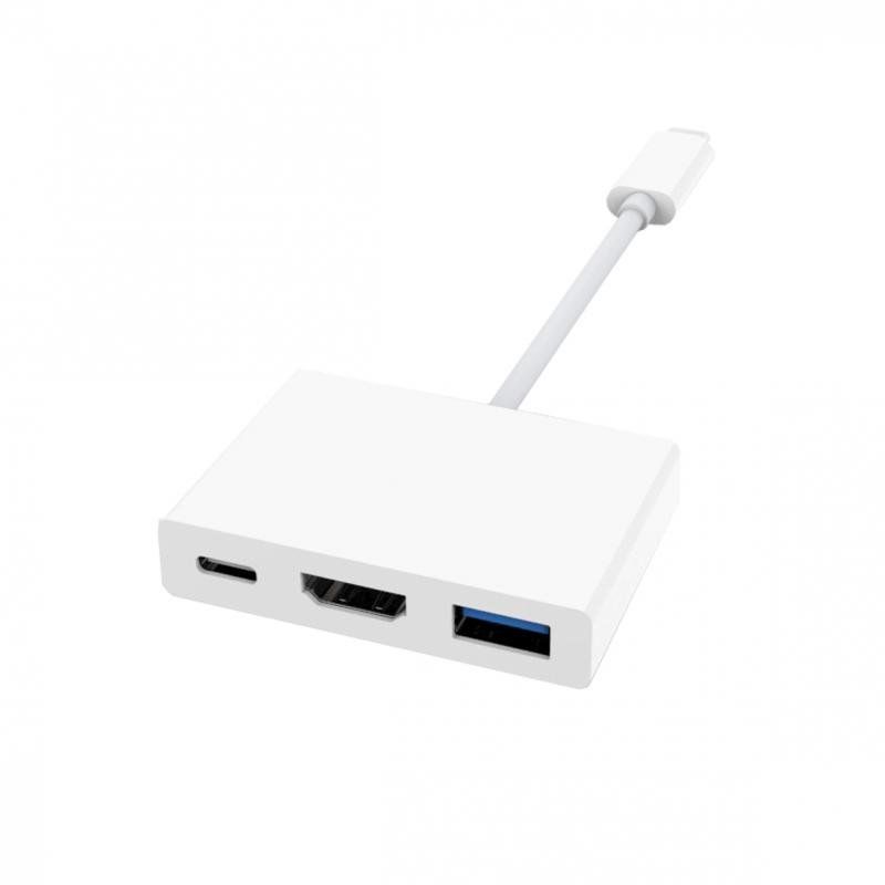 Artwizz USB-C Adptr to USB-C/HDMI/USB-A USB graphics adapter White